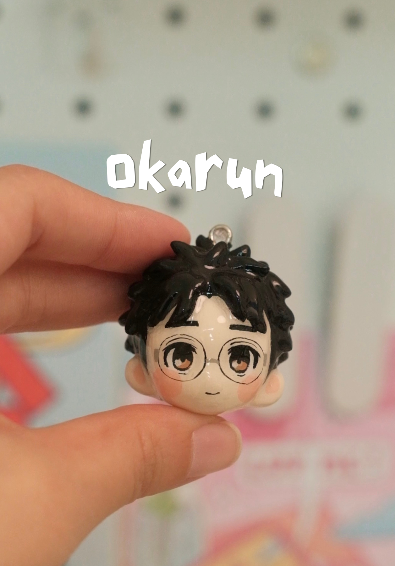 Dandadan Clay Keychain view 2