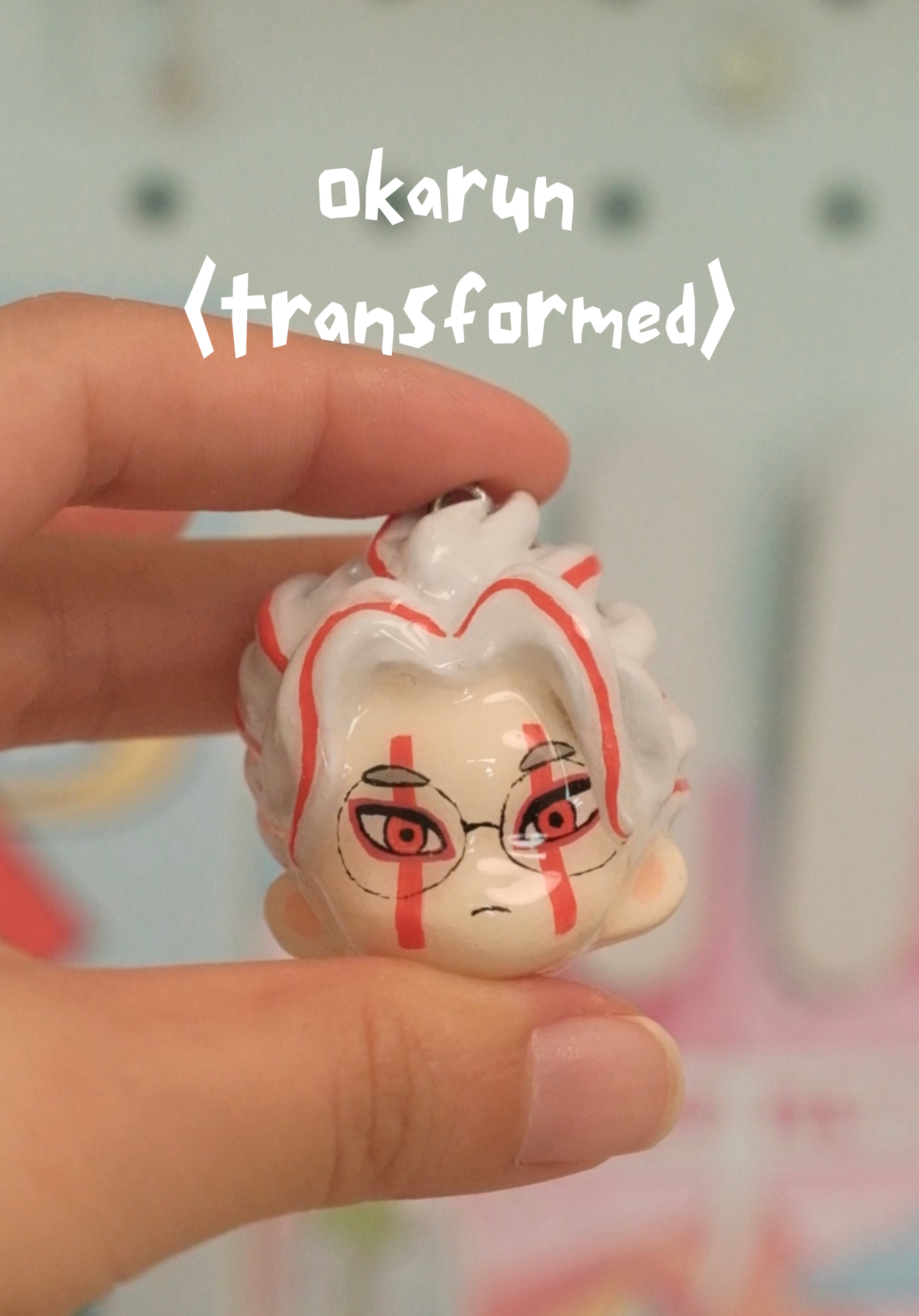 Dandadan Clay Keychain view 3